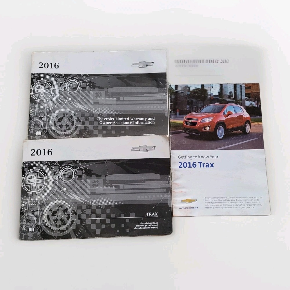 OEM 2016 Chevy Trax Owners Manual Literature Kit‎ - Genuine GM